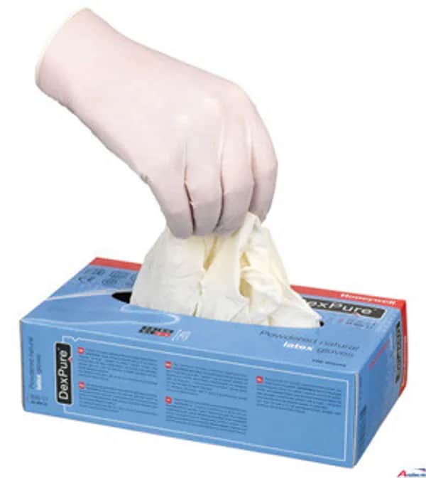 DEXPURE 800-21, Naturlatex gepudert, Box mit 100 Stück