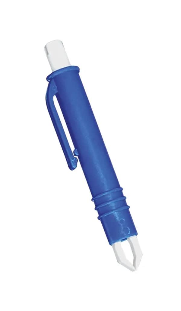 Zeckenzange blau