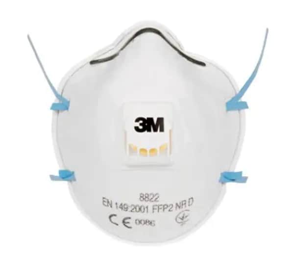 3M 8822 FFP2 mit Cool-Flow Ausatemventil / Box 10 Stück