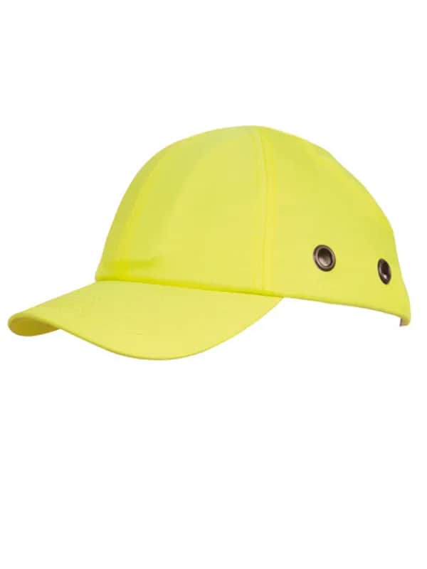 Singer Anstosskappe Gelb HiVIZ Hartschale + Klettband hinten+ Komfortpolsterung