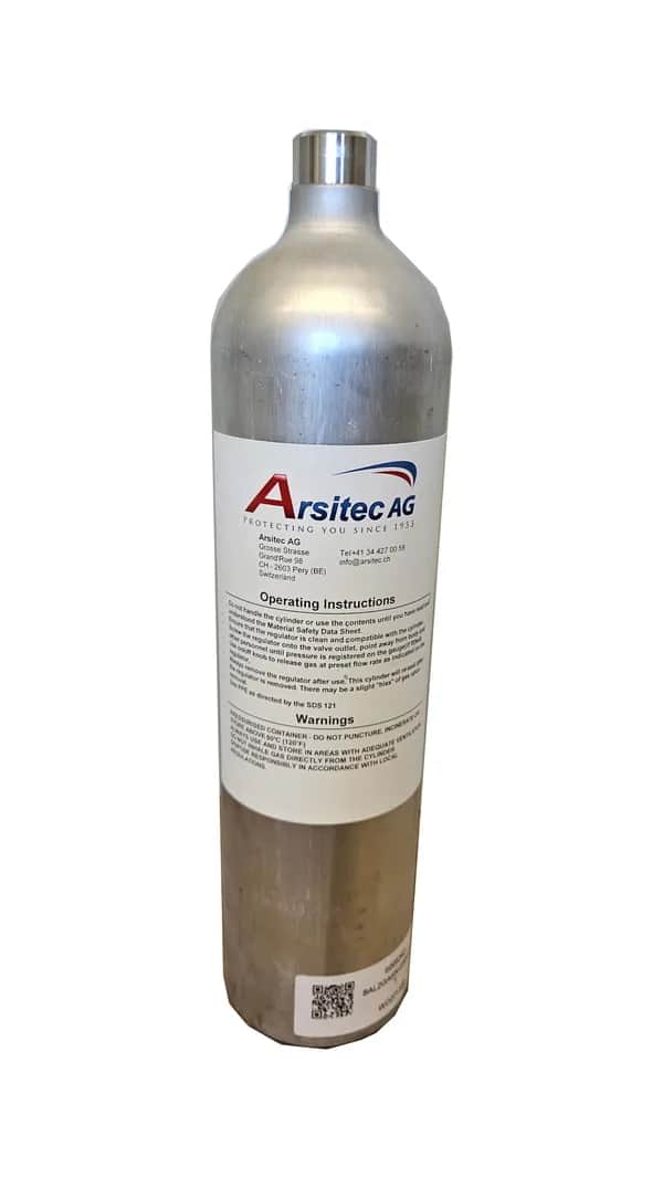 Prüfgas für Bump-Test, 58 Liter