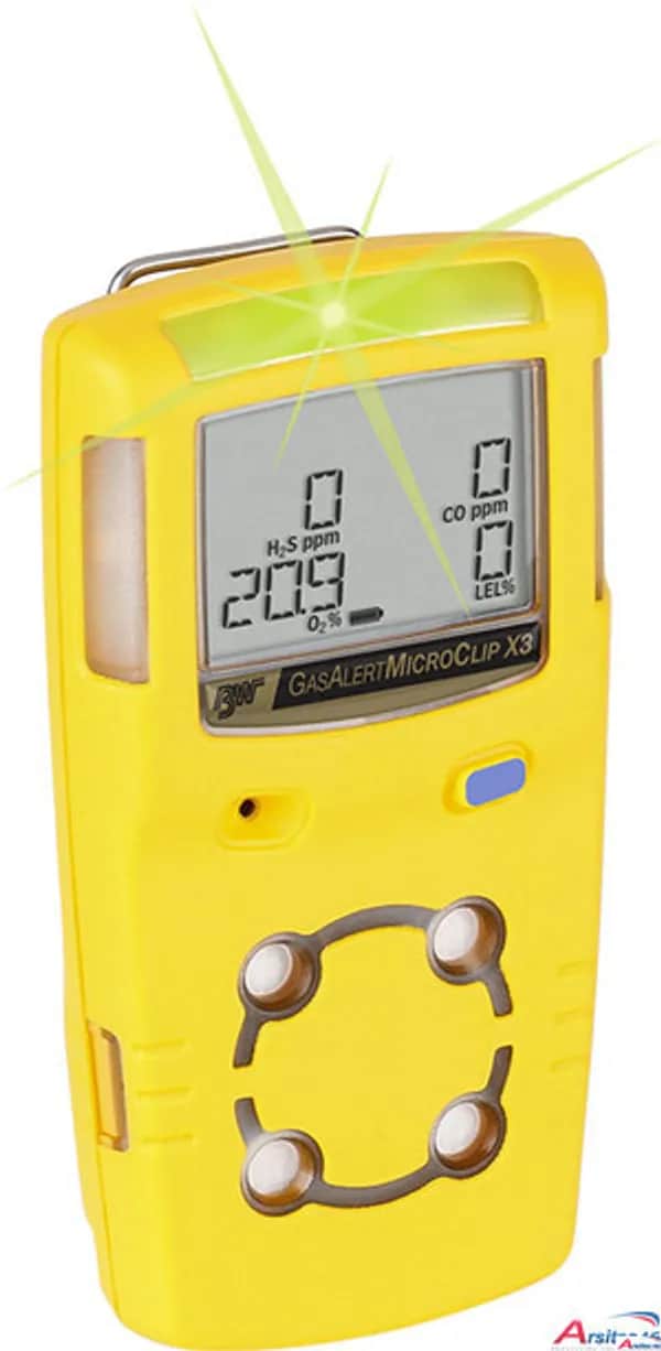 Gasmessgerät GasAlertMicroClip X3 EX-OX-H2S 3-Gasdetektor
