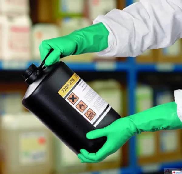 Chemiehandschuh AlphaTec® SOL-VEX 37-675 Nitril 0.38 mm/ velourisiert