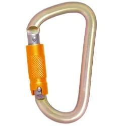 Stahlkarabiner mit Dreifachverriegelung (Öffnung 23 mm)