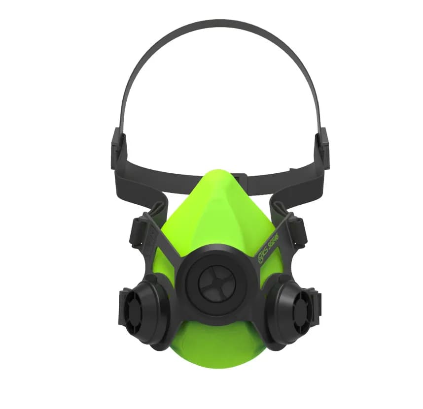 Halbmaske aus Silikonkautschuk mit einem Filter