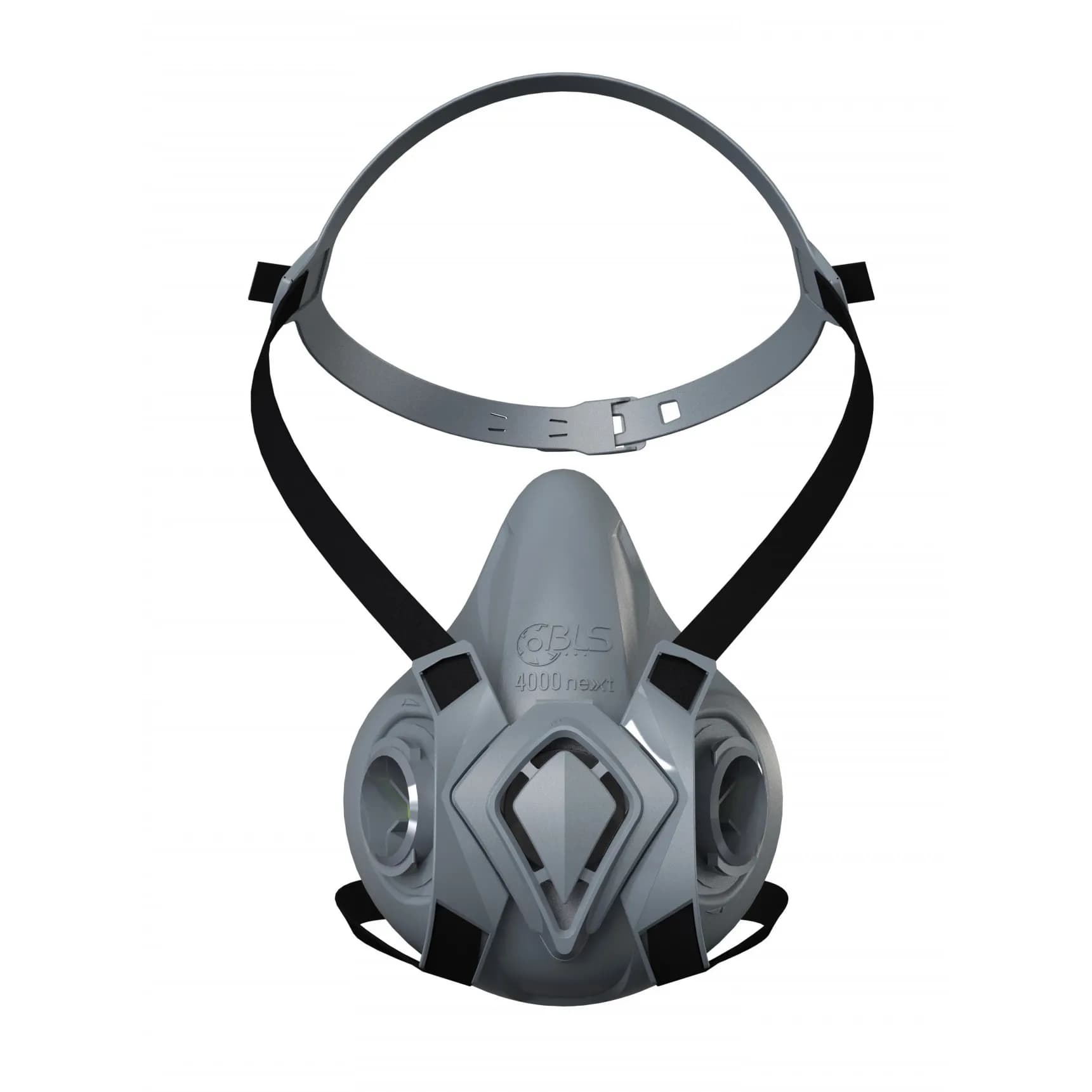 Thermoplastische Halbmaske NEXT mit zwei Filtern