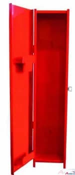 Metallschrank rot für Tragebahre 10-3