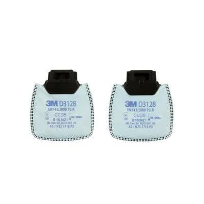3M™ Secure Click™ Partikelfilter D3128 P2 R mit Aktivkohle zur HF-800