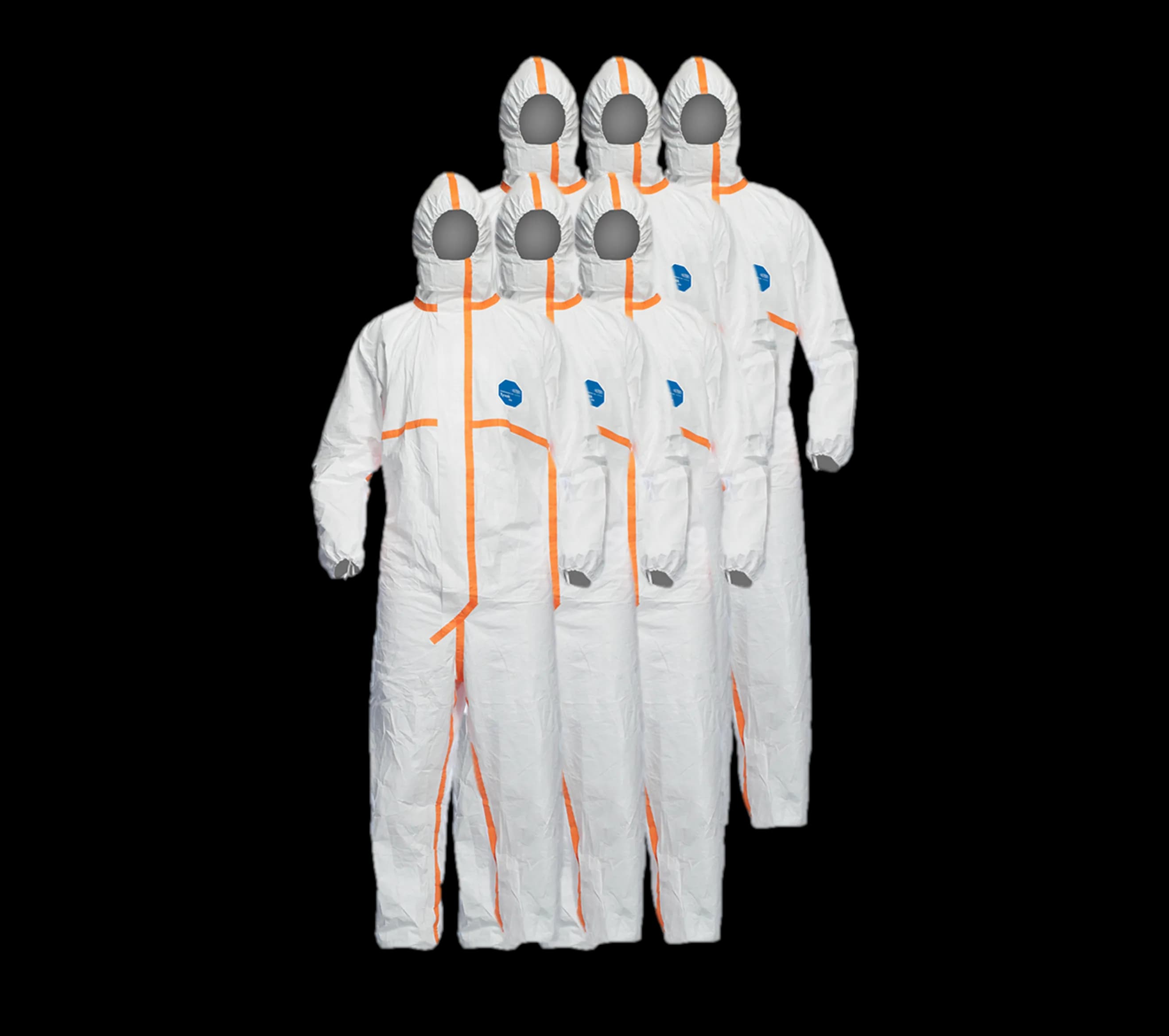 Tyvek 800 J Schutzanzug Anzug mit Kapuze, 100er Pack