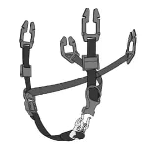 MSA V-Gard Kinnriemen 4 Punkt für alle Modelle