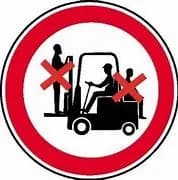 Mitfahren verboten, Ø 200mm, Selbstklebefolie