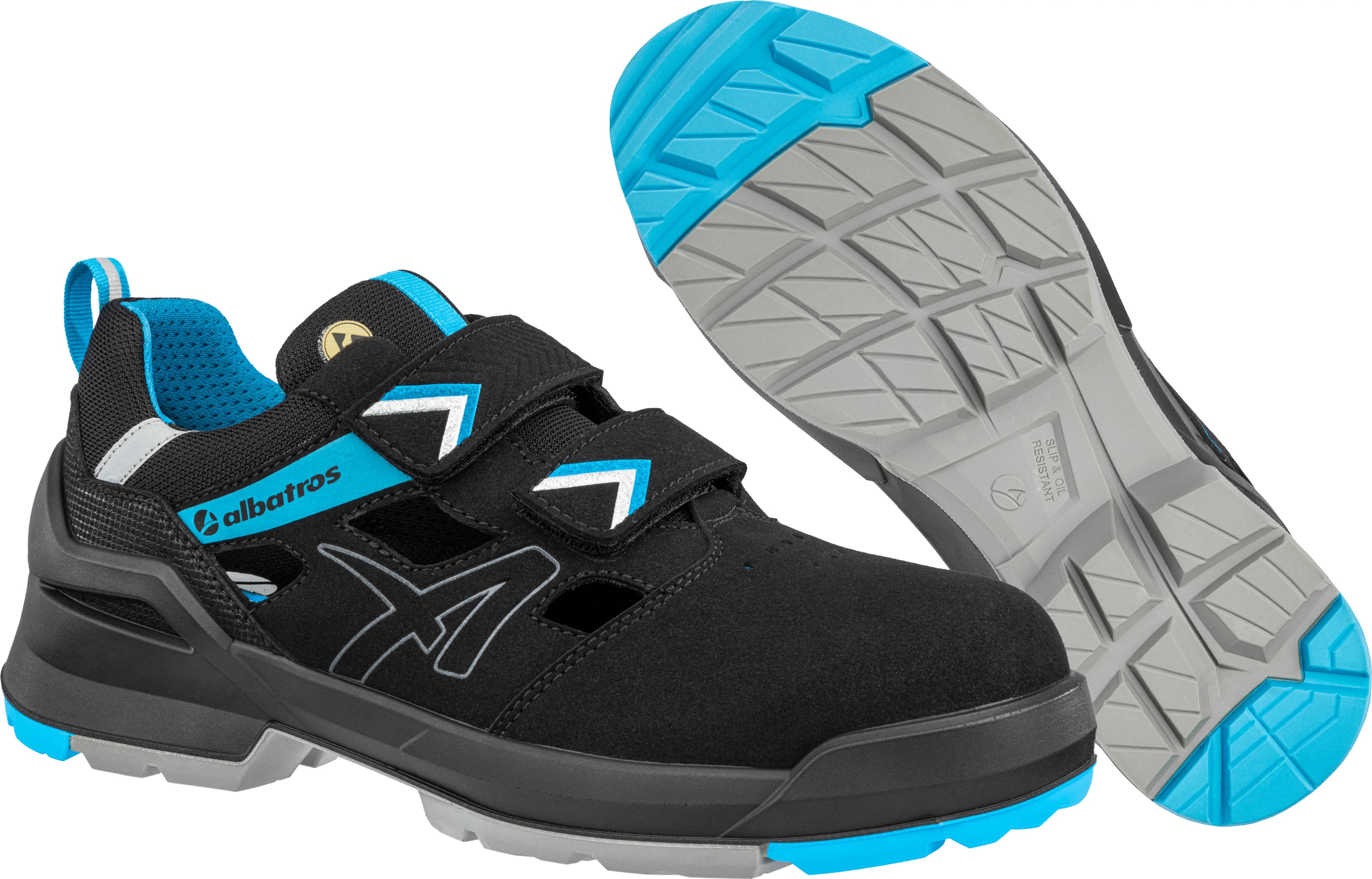 Albatros FORGE AIR BLACK/BLUE XW LOW S1 ESD FO SR