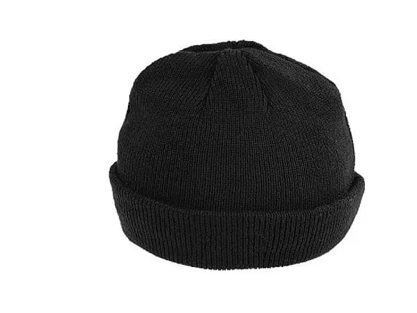 Matrosenmütze aus Wolle – schwarz