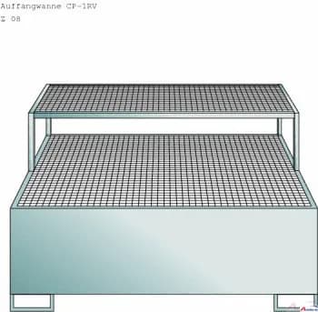 Sicherheits-Auffangwannen CP-1 RV Masse: 1790 x 1790 x 985