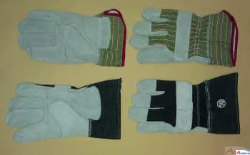 5-Finger URSPA Arbeitshandschuh aus Spaltleder 1,0mm