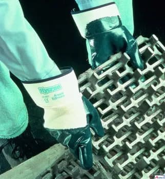 HYCRON Handschuhe 27-607 Nitril-teilbeschichtet m. Stulpe