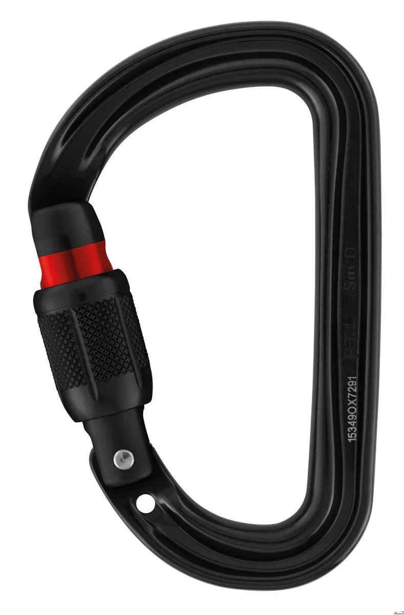 Petzl Sm'D Screw-Lock Schwarz