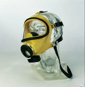 MSA 3S Silikon Vollsichtmaske Polycarbonatscheibe