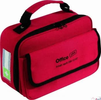 OFFICE PLUS Verbandtasche rot /Inhalt: DIN 13157