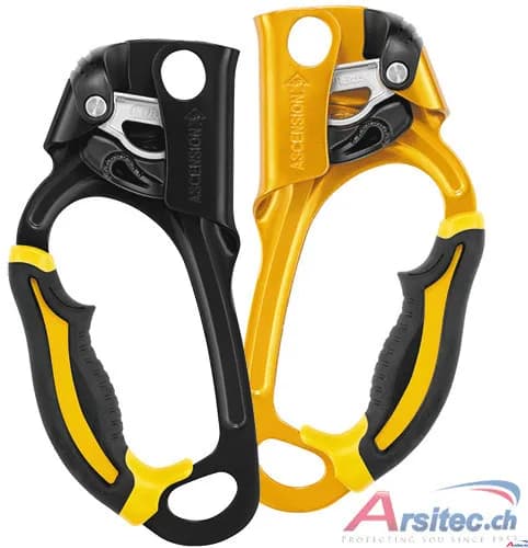 Petzl Ascension mit Griff links, schwarz