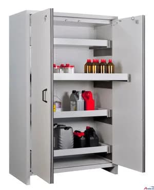 Sicherheitsschrank PRIOCAB Typ 90-2-flügelig /innen Stahlblech
