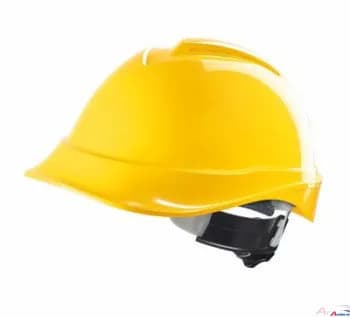 MSA V-Gard 200 Helm gelb ABS belüftet /Fas-Trac III