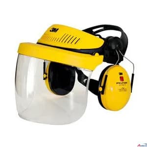 3M G500 Gesichtsschutzvisier mit Polycarbonat gelb