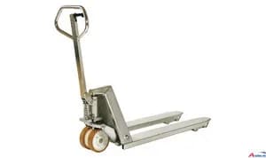 Edelstahl-Gabelhubwagen Nylon/Tandem 1'140 x 160 mm