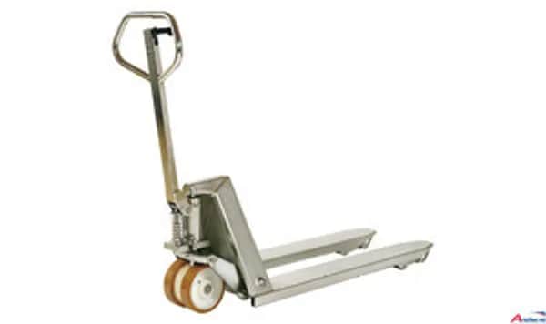 Edelstahl-Gabelhubwagen Nylon/Tandem 1'140 x 160 mm