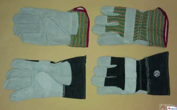 5-Finger URSPA Arbeitshandschuh aus Spaltleder 1,0mm