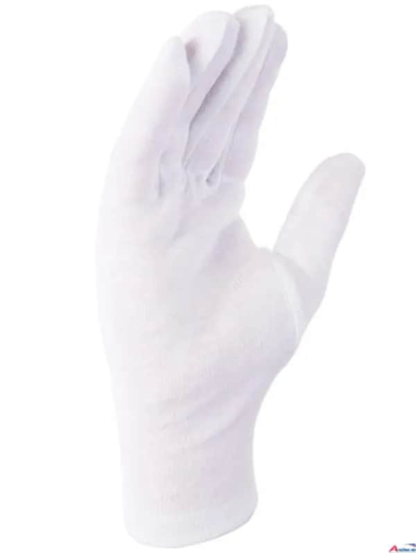 Baumwoll-Handschuh weiss