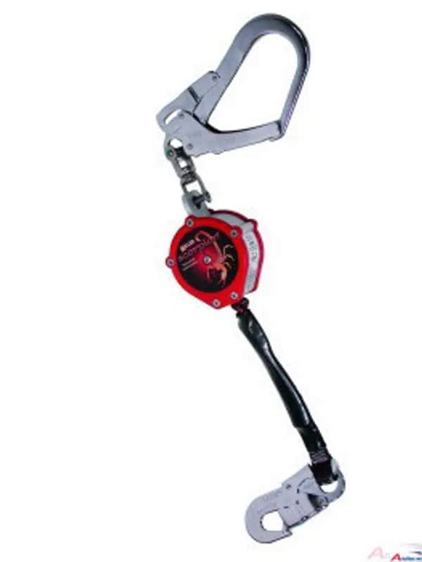 Scorpion Fallbegrenzer m. Karabiner u. Gerüsthaken 2.8 m