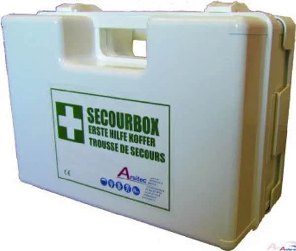SECOURBOX Erste Hilfe Koffer 8P-ABS gefüllt
