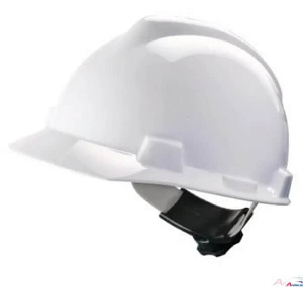 MSA V-Gard Schutzhelm weiss /Fas-Trac III